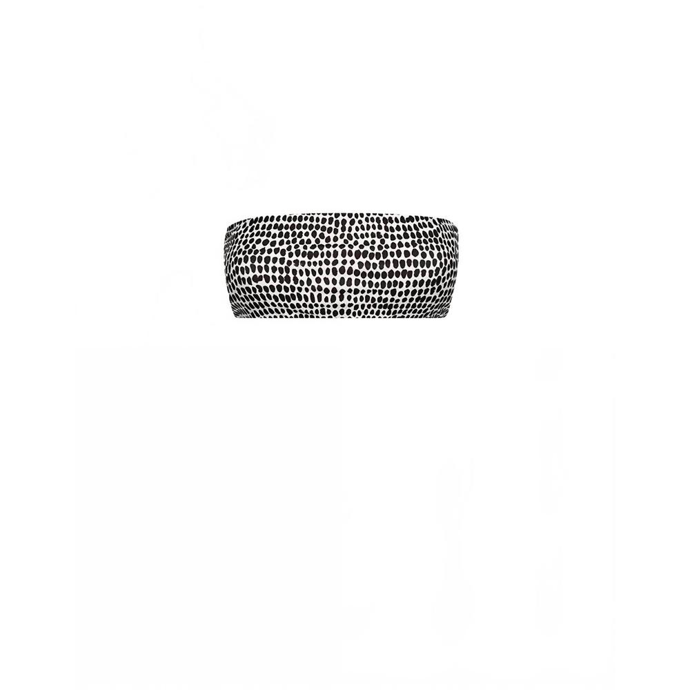 NEW LIA SAHARA women's bandeau bikini top in dots